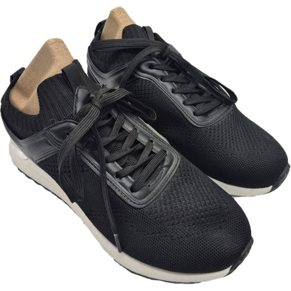 Lane Bryant LIVI Dream Cloud Jogger Sneakers Black Lace-Up Athletic Women's 10W